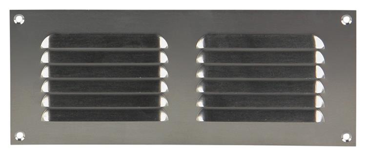 Afbeelding laden in galerijviewer, Renson 1006305 - schoepenrooster vlak alu f1 250x100mm | 10 stuks