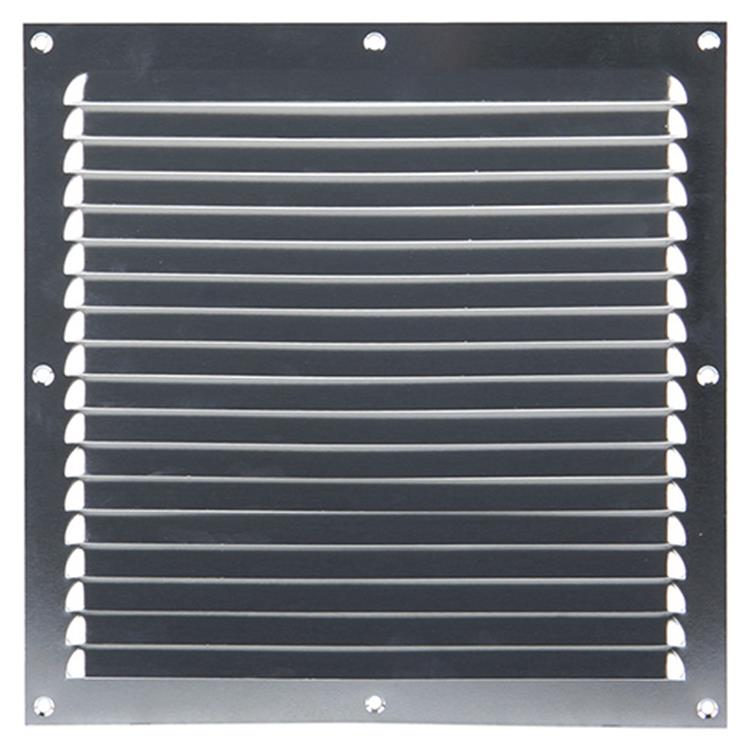 Afbeelding laden in galerijviewer, Renson 1006308 - schoepenrooster vlak alu f1 250x250mm | 10 stuks