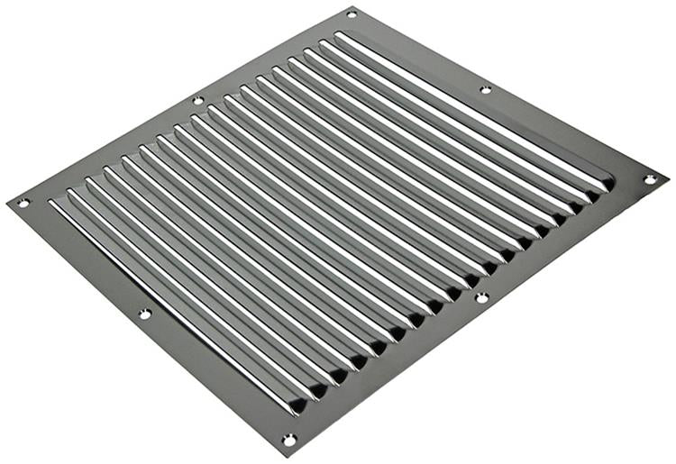 Afbeelding laden in galerijviewer, Renson 1006308 - schoepenrooster vlak alu f1 250x250mm | 10 stuks