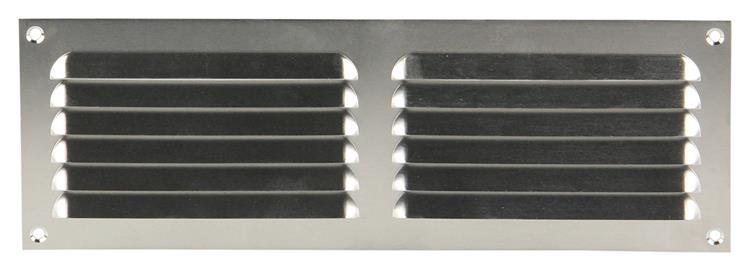 Afbeelding laden in galerijviewer, Renson 1006311 - schoepenrooster vlak alu f1 300x100mm | 10 stuks