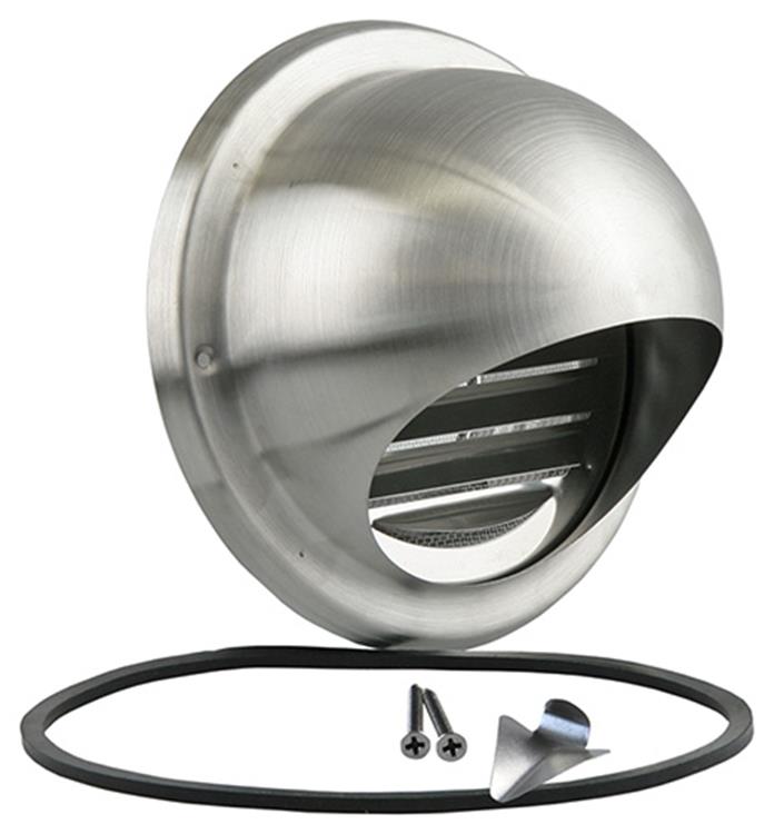 Afbeelding laden in galerijviewer, Renson 1006276 - bolrooster inbouw 638 inox ø125 | 2 stuks