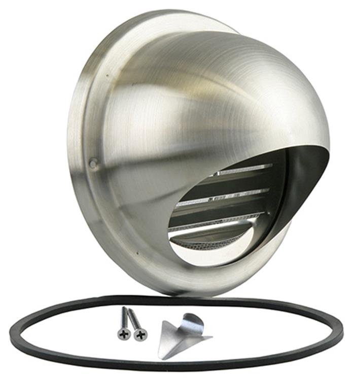 Afbeelding laden in galerijviewer, Renson 1006275 - bolrooster inbouw 638 inox ø100 | 2 stuks
