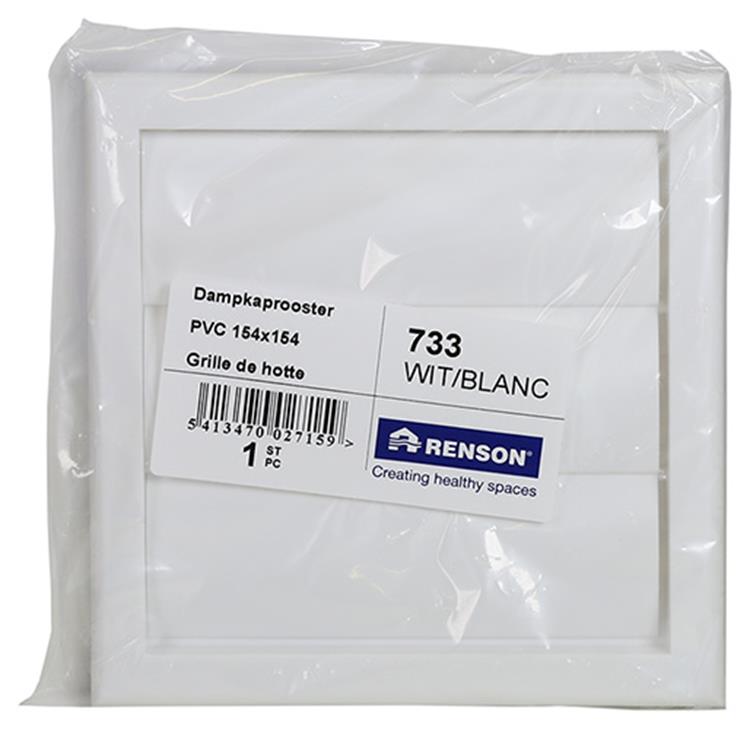 Chargez l'image dans la visionneuse de la galerie, Renson 1006749 - dampkproost.pvc733 wit 154x154mm | 1 stuks