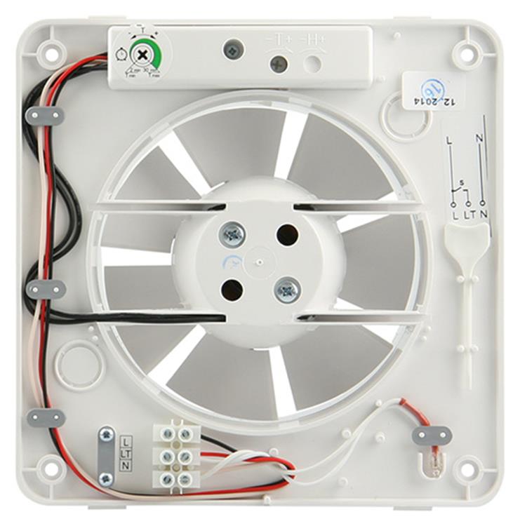Cargue la imagen en el visor de la galería, Renson 1006446 - mechanische ventilator met timer 7202t wit ø 125 | 2 stuks