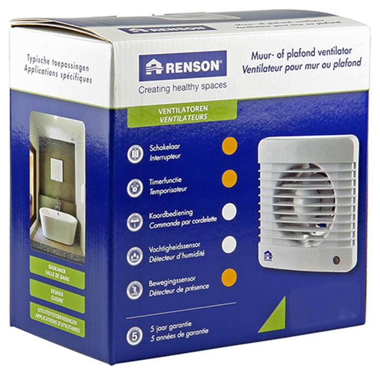 Afbeelding laden in galerijviewer, Renson 1006467 - mech. vent. bewegingssensor 7501m wit ø 100 | 2 stuks