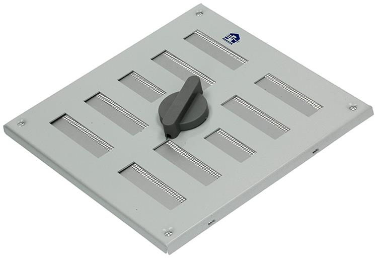 Afbeelding laden in galerijviewer, Renson 1006325 - regelbare rooster opb. 4037 alu ral 9010 155x155mm | 2 stuks