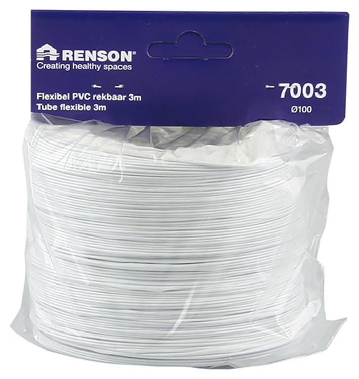 Afbeelding laden in galerijviewer, Renson 1006392 - pvc flexibel 7003 wit ø 100 3m | 3 stuks