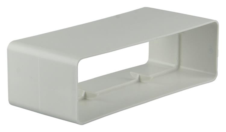 Afbeelding laden in galerijviewer, Renson 1006399 - pvc verbindingsstuk 7008 wit 110x55mm | 4 stuks
