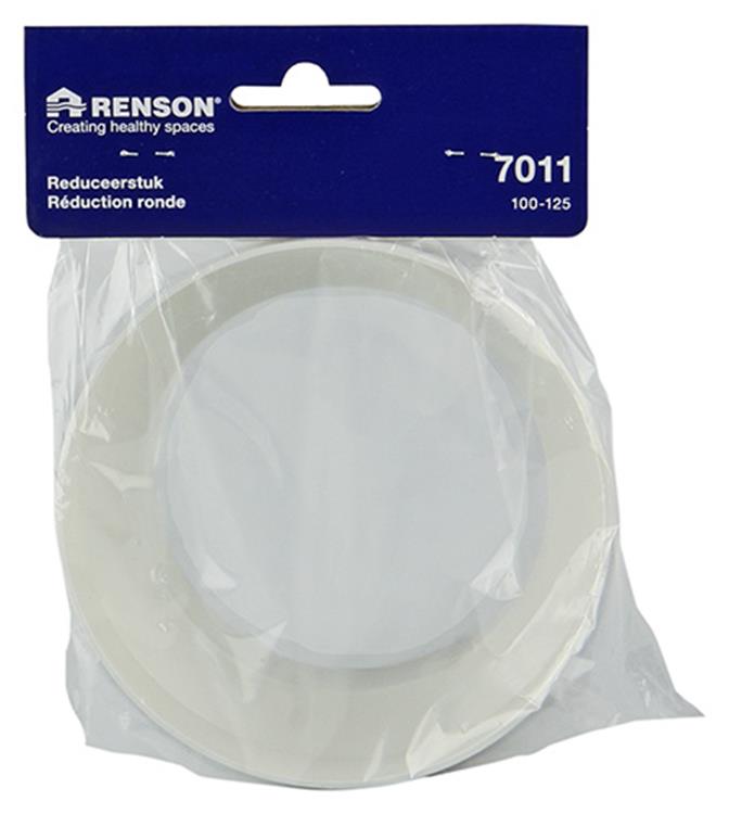 Afbeelding laden in galerijviewer, Renson 1006401 - pvc reduceerstuk 7011 wit 100-125mm | 4 stuks