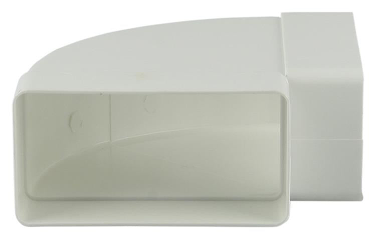 Afbeelding laden in galerijviewer, Renson 1006405 - pvc hoekverbinding hor.90° 7016 wit 110x55mm | 3 stuks