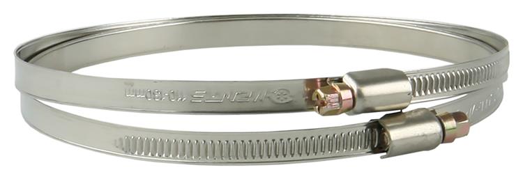 Afbeelding laden in galerijviewer, Renson 1006422 - set 2 st.inox slangklemmen 7025 dia 119-131 | 5 stuks