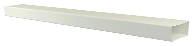 Afbeelding laden in galerijviewer, Renson 1006424 - pvc buisstuk 1m 7028 wit 110x55mm | 4 stuks
