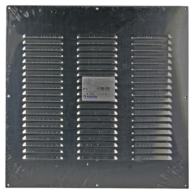 Afbeelding laden in galerijviewer, Renson 1006321 - schoepenrooster vlak alu f1 500x500mm | 5 stuks