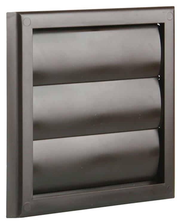 Afbeelding laden in galerijviewer, Renson 1006373 - dampkaprooster opbouw 733 pvc ral 8019 154x154mm | 2 stuks