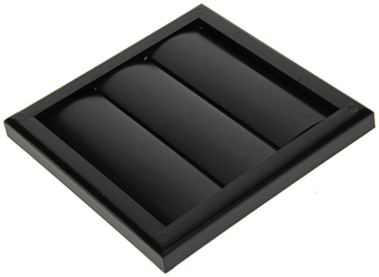 Afbeelding laden in galerijviewer, Renson 1006373 - dampkaprooster opbouw 733 pvc ral 8019 154x154mm | 2 stuks