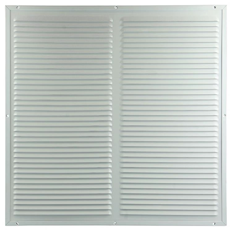 Afbeelding laden in galerijviewer, Renson 1006339 - schoepenrooster + kader + mug.opbouw 437 ral9010 500x500mm | 2 stuks