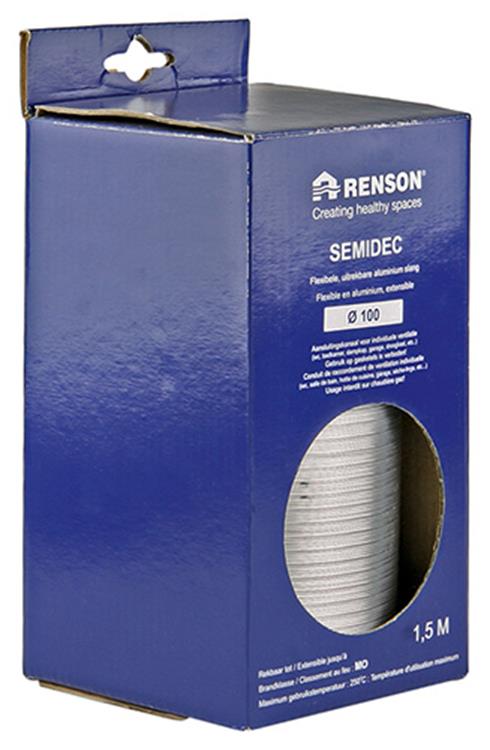 Afbeelding laden in galerijviewer, Renson 1006196 - alu flexibel dia 100 1500 mm | 2 stuks