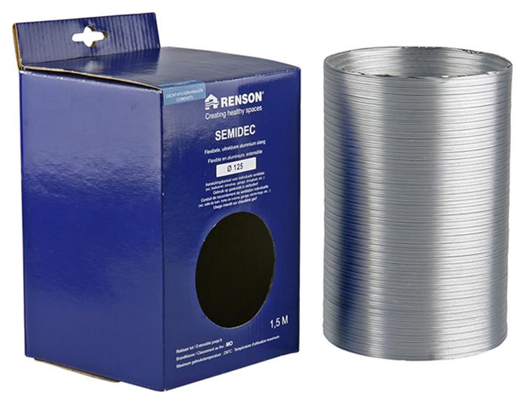 Afbeelding laden in galerijviewer, Renson 1006200 - alu flexibel dia 125 1500 mm | 2 stuks