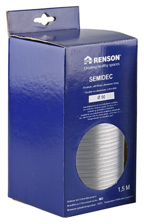 Afbeelding laden in galerijviewer, Renson 1006210 - alu flexibel dia 90 1500 mm | 2 stuks