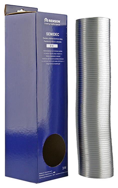 Afbeelding laden in galerijviewer, Renson 1006209 - alu flexibel dia 80 3000 mm | 2 stuks