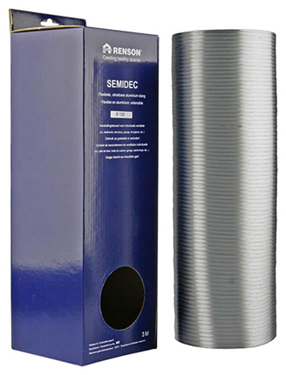 Afbeelding laden in galerijviewer, Renson 1006201 - alu flexibel dia 125 3000 mm | 2 stuks