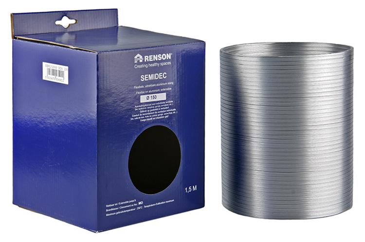 Afbeelding laden in galerijviewer, Renson 1006204 - alu flexibel dia 150 1500 mm | 2 stuks