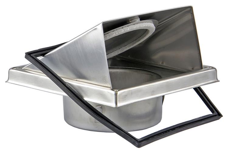 Afbeelding laden in galerijviewer, Renson 1006332 - dampkaprooster 641 inox ø 100 | 2 stuks