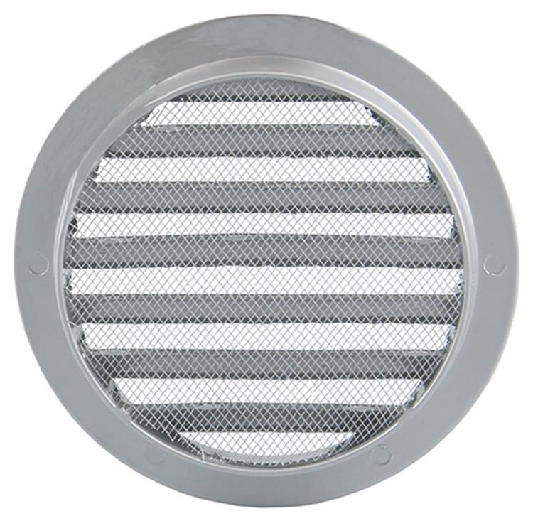 Afbeelding laden in galerijviewer, Renson 1006261 - ronde rooster inbouw 434 r alural 9006 ø 125 | 10 stuks