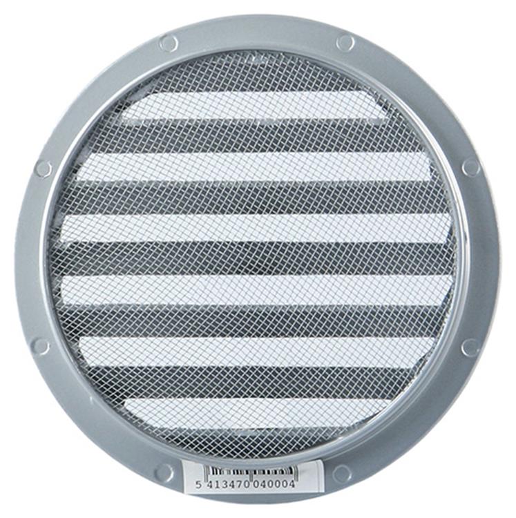 Afbeelding laden in galerijviewer, Renson 1006264 - ronde rooster inbouw 434 r alural 9006 ø 150 | 10 stuks