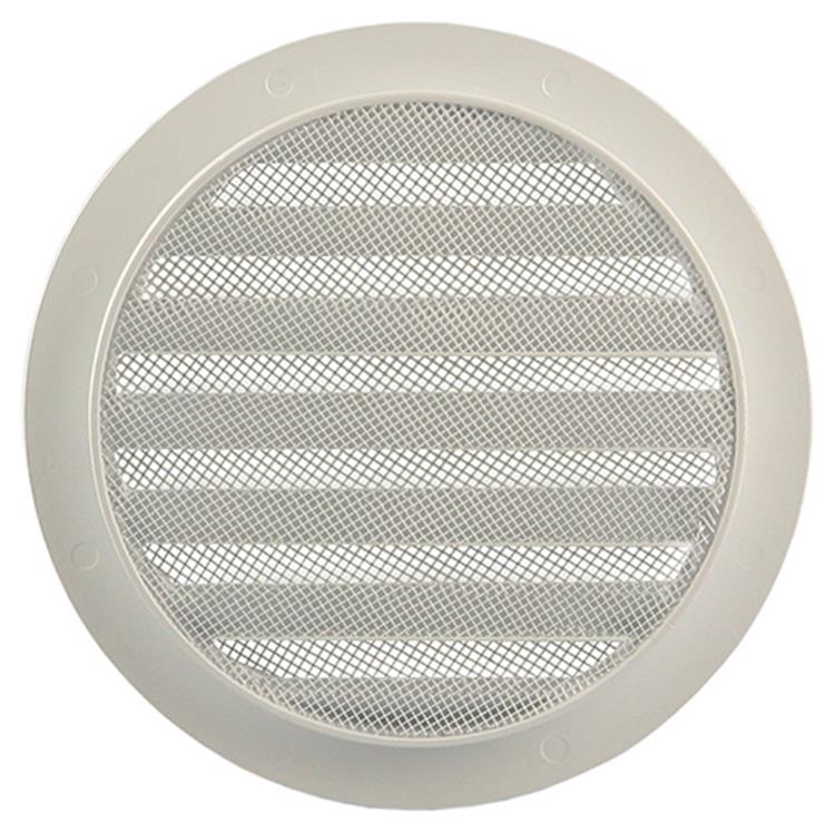 Afbeelding laden in galerijviewer, Renson 1006265 - ronde rooster inbouw 434 r alural 9010 ø 150 | 10 stuks