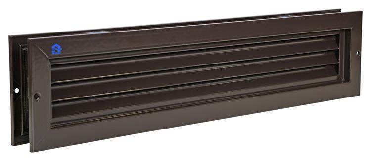 Cargue la imagen en el visor de la galería, Renson 1006608 - deurrooster. 461 ral 8019 425x76mm | 2 stuks