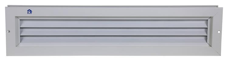 Afbeelding laden in galerijviewer, Renson 1006753 - deurrooster 461 ral9010 425x76mm | 2 stuks