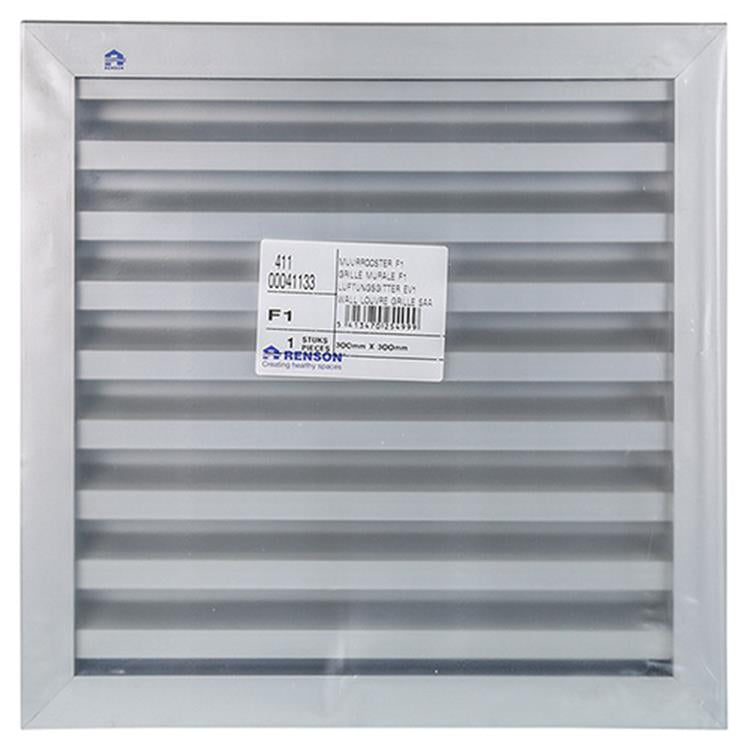 Afbeelding laden in galerijviewer, Renson 1013928 - muurrooster 411 f1 300x300mm | 2 stuks