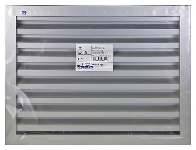Afbeelding laden in galerijviewer, Renson 1006611 - muurrooster 411 f1 400x300mm | 1 stuks