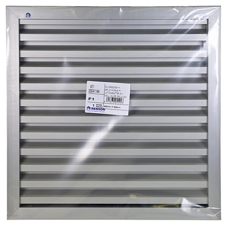 Afbeelding laden in galerijviewer, Renson 1006612 - muurrooster 411 f1 400x400mm | 1 stuks