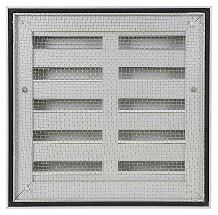 Afbeelding laden in galerijviewer, Renson 1013925 - opbouw muurrooster alu natuur 431 165x165mm | 2 stuks