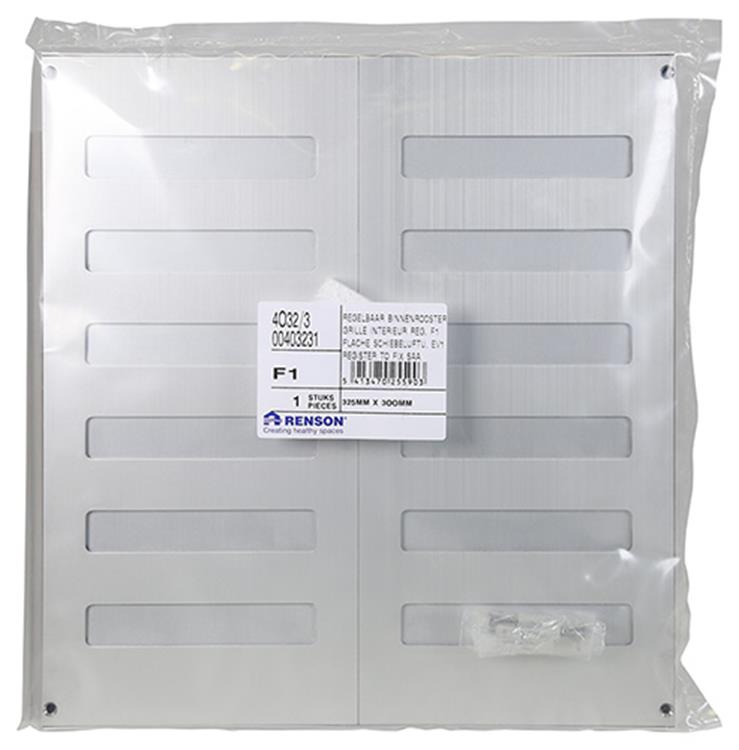 Afbeelding laden in galerijviewer, Renson 1006630 - roos.4032 3 f1 325x300mm | 1 stuks