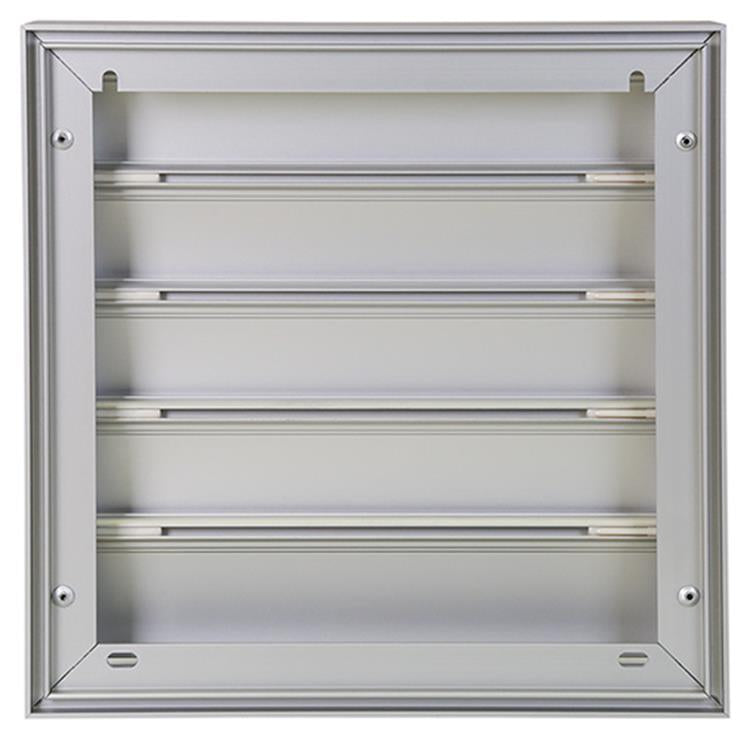 Afbeelding laden in galerijviewer, Renson 1013924 - lamellenrooster alu natuur 433 210x210mm | 2 stuks