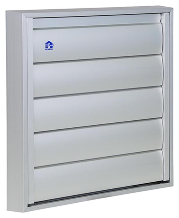 Afbeelding laden in galerijviewer, Renson 1013924 - lamellenrooster alu natuur 433 210x210mm | 2 stuks