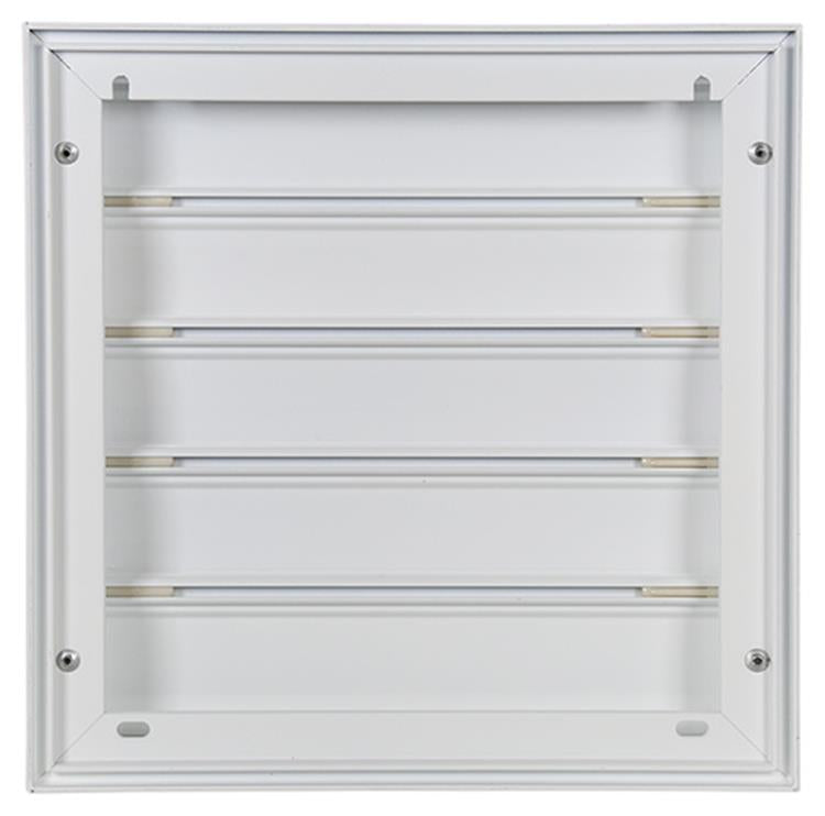 Afbeelding laden in galerijviewer, Renson 1013879 - lamellenrooster alu wit 433 210x210mm | 2 stuks