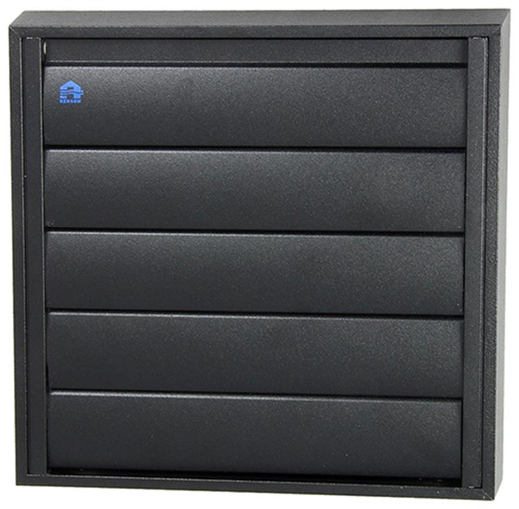 Afbeelding laden in galerijviewer, Renson 1057985 - dampkaprooster 433 (210x210) ral 9005 zwart | 2 stuks