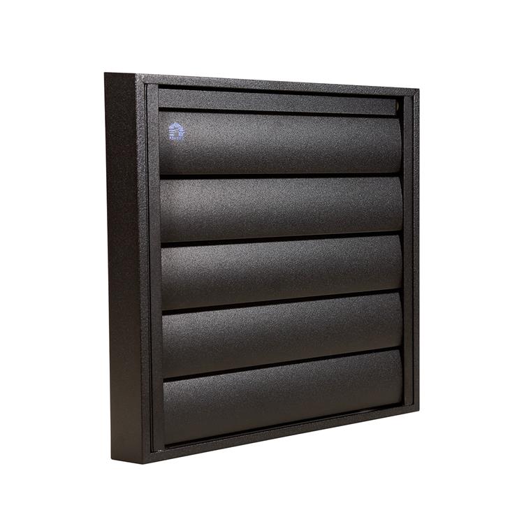Afbeelding laden in galerijviewer, Renson 1057999 - dampkaprooster 433 (210x210) ral 9005 zwart | 2 stuks
