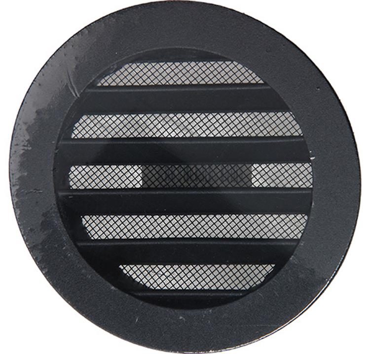 Chargez l'image dans la visionneuse de la galerie, Renson 1057993 - inbouw rond schoepenr met gaas434r dia 100 ral 9005 zwart | 10 stuks