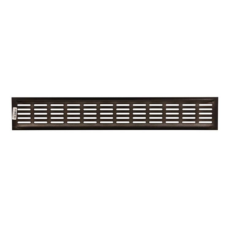 Afbeelding laden in galerijviewer, Renson 1059707 - ventilatiestrip 381 80 (500mm)ral 9005 structuur zwart | 2 stuks