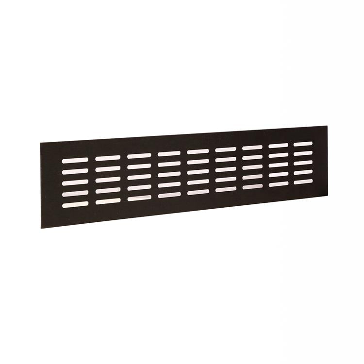 Afbeelding laden in galerijviewer, Renson 1059704 - ventilatiestrip 381 80 (400mm)ral 9005 structuur zwart | 4 stuks