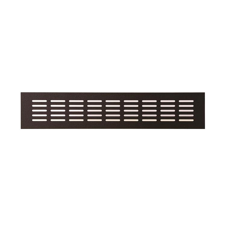 Afbeelding laden in galerijviewer, Renson 1059704 - ventilatiestrip 381 80 (400mm)ral 9005 structuur zwart | 4 stuks