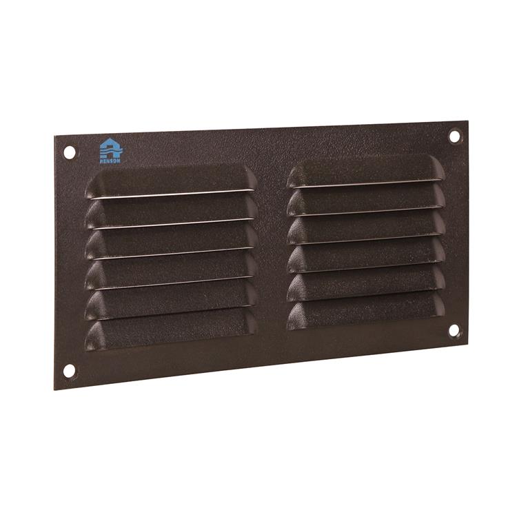 Afbeelding laden in galerijviewer, Renson 1061638 - opbouw schoepenrooster 436 200x100 ral 9005 zwart | 10 stuks