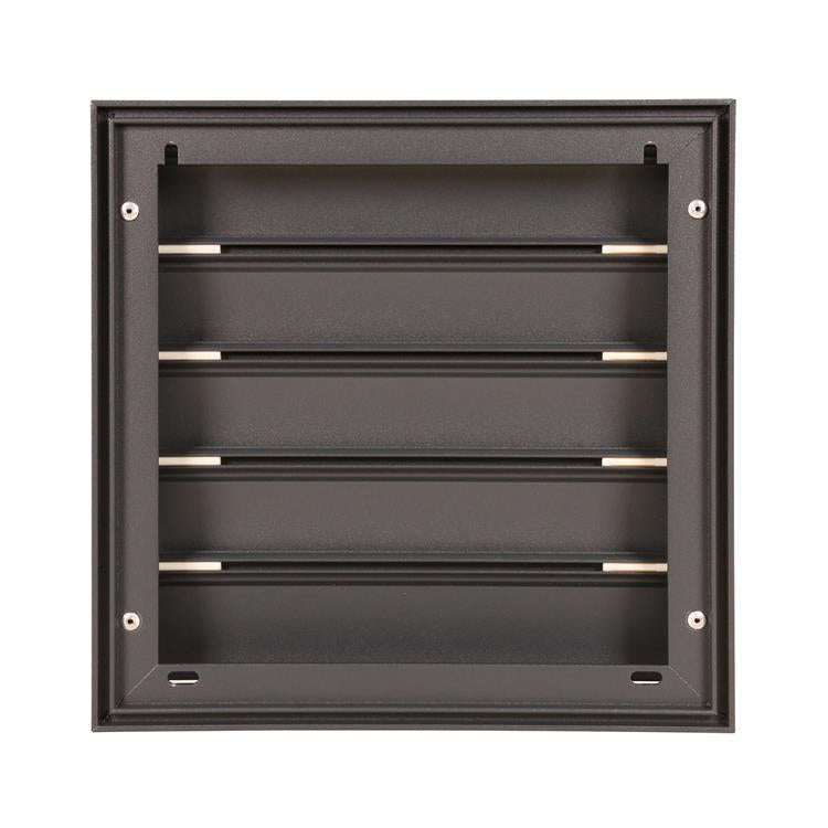 Afbeelding laden in galerijviewer, Renson 1062418 - vrac opbouw dampkaprooster alu433 (210x210) structuur 7016 | 2 stuks