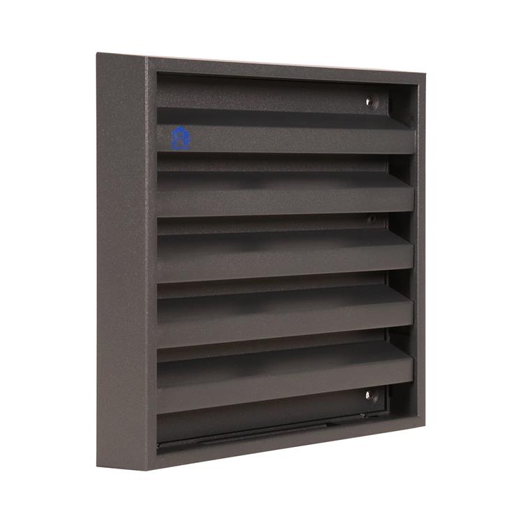 Afbeelding laden in galerijviewer, Renson 1062413 - vrac opbouw muurrooster alu 431 (165x165) structuur 7016 | 2 stuks