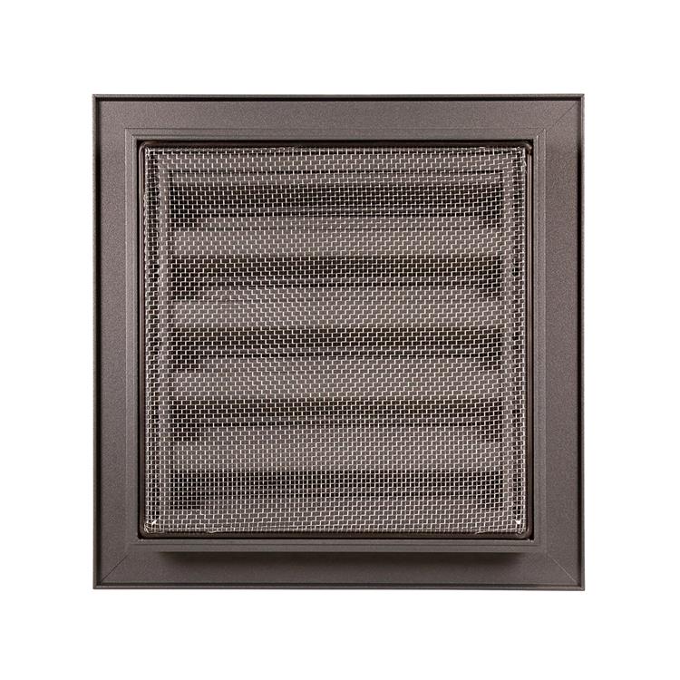 Afbeelding laden in galerijviewer, Renson 1062410 - vrac inbouw muurrooster alu 411 (200x200) structuur 7016 | 2 stuks